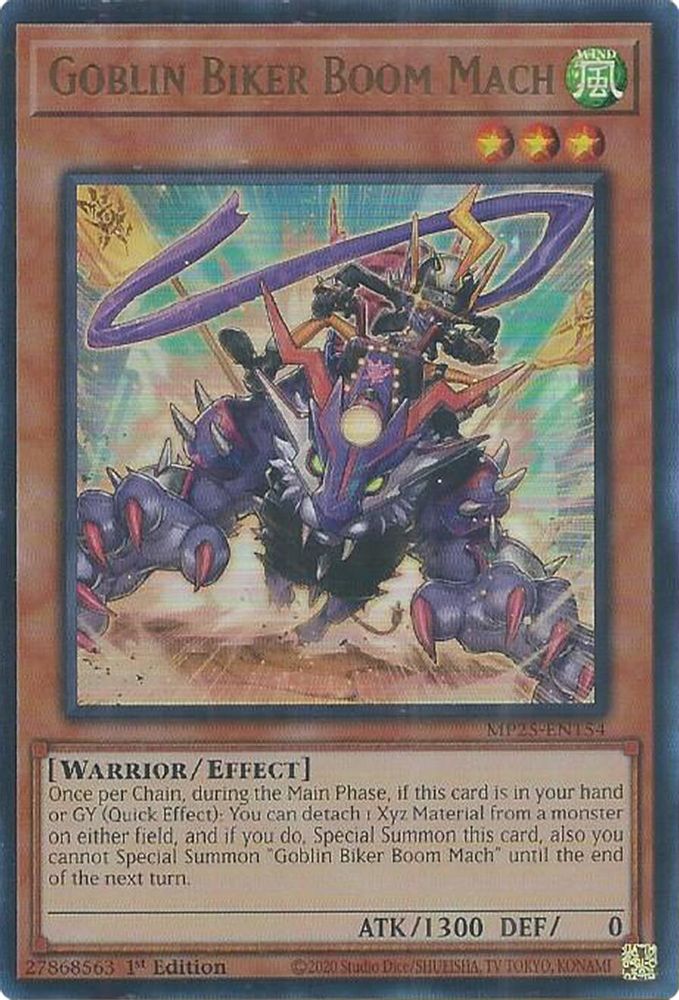 Goblin Biker Boom Mach (MP25-EN154) - Ultra Rare