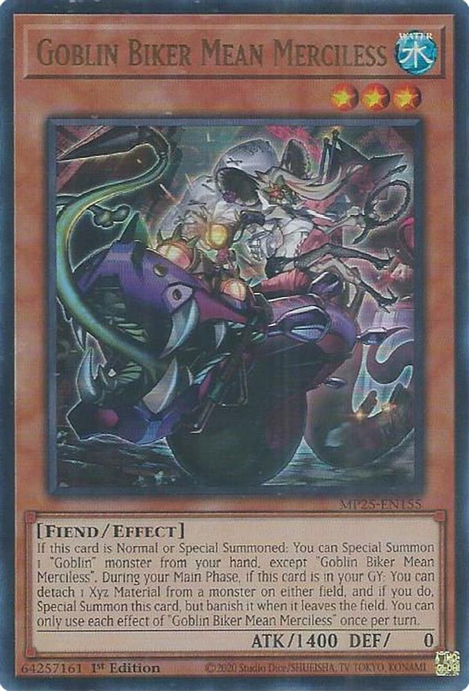 Goblin Biker Mean Merciless (MP25-EN155) - Ultra Rare