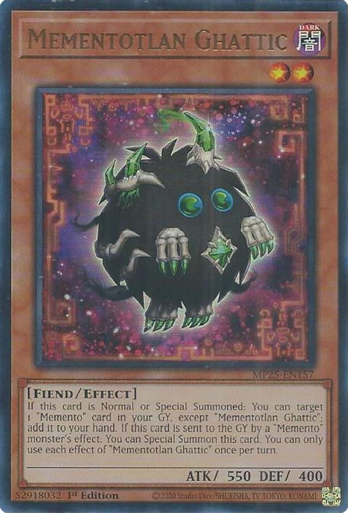 Mementotlan Ghattic (MP25-EN157) - Ultra Rare