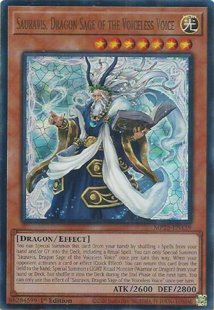 Sauravis, Dragon Sage of the Voiceless Voice (MP25-EN159) - Ultra Rare