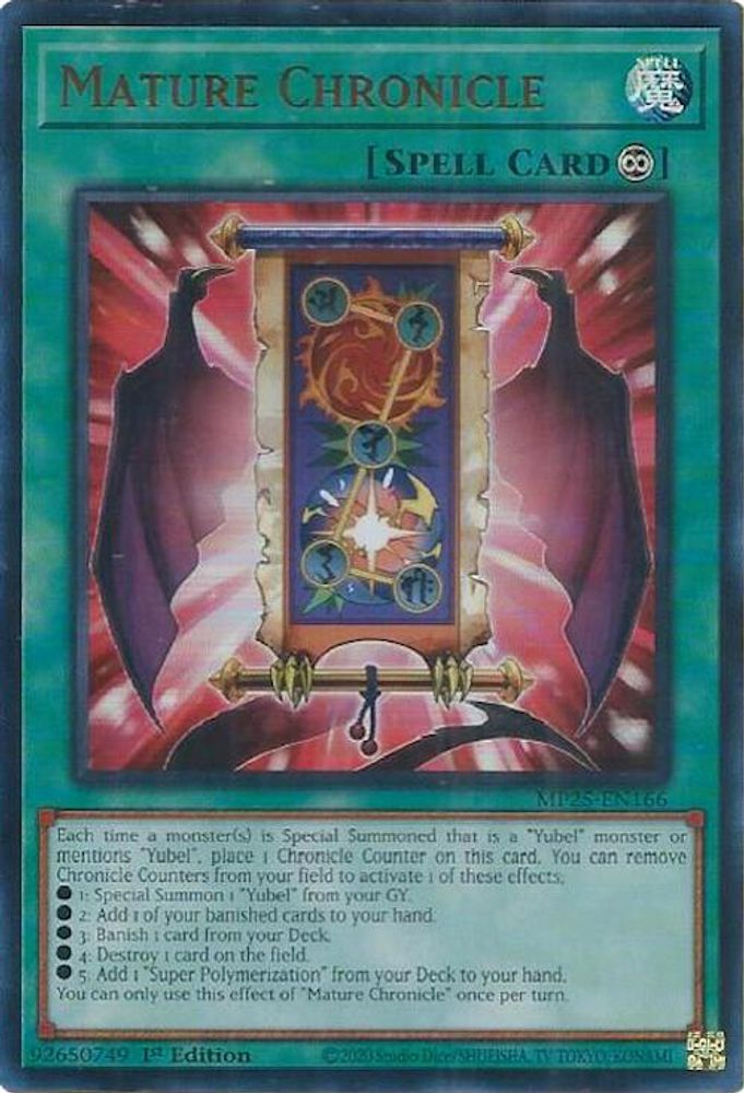 Mature Chronicle (MP25-EN166) - Ultra Rare