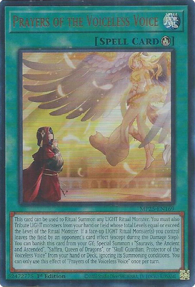 Prayers of the Voiceless Voice (MP25-EN169) - Ultra Rare