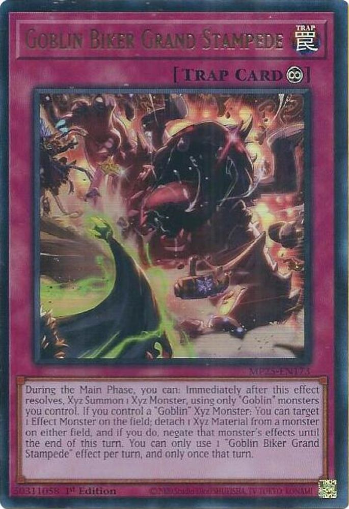 Goblin Biker Grand Stampede (MP25-EN173) - Ultra Rare