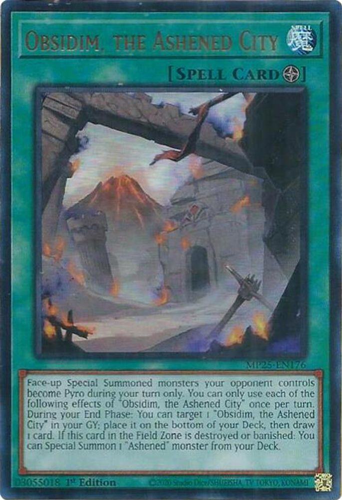 Obsidim, the Ashened City (MP25-EN176) - Ultra Rare