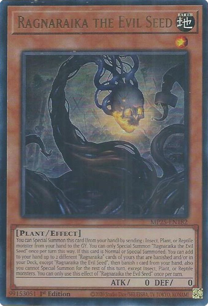 Ragnaraika the Evil Seed (MP25-EN182) - Ultra Rare