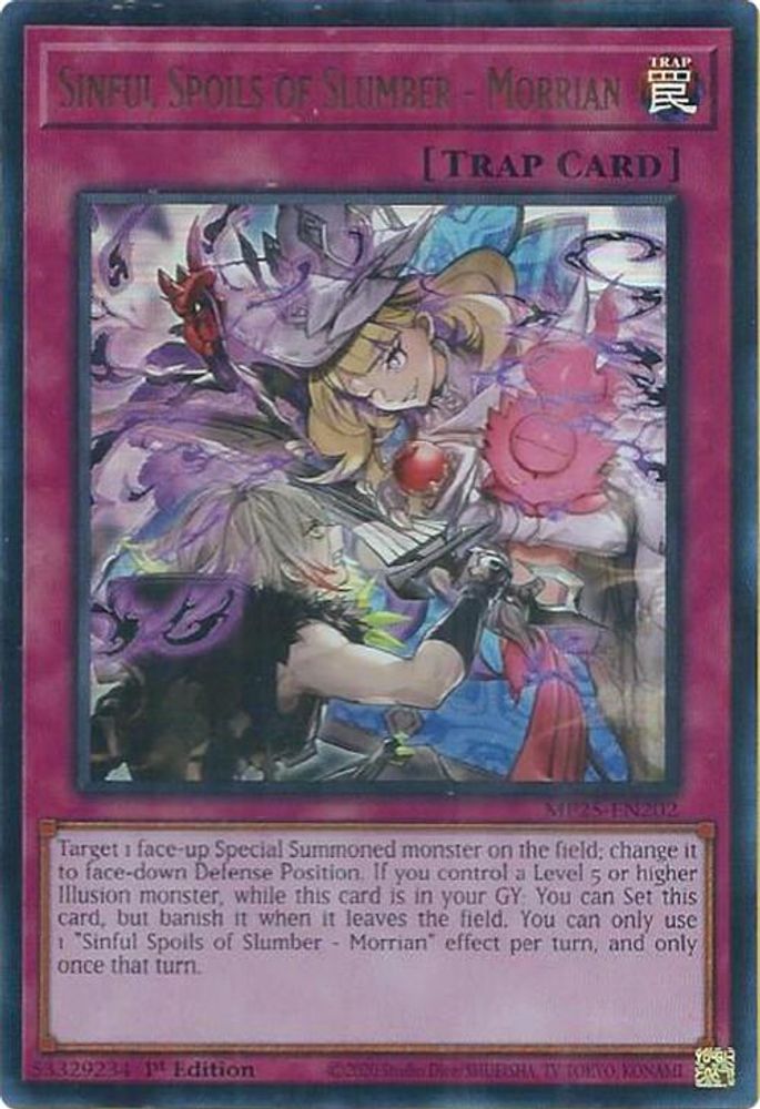 Sinful Spoils of Slumber - Morrian (MP25-EN202) - Ultra Rare