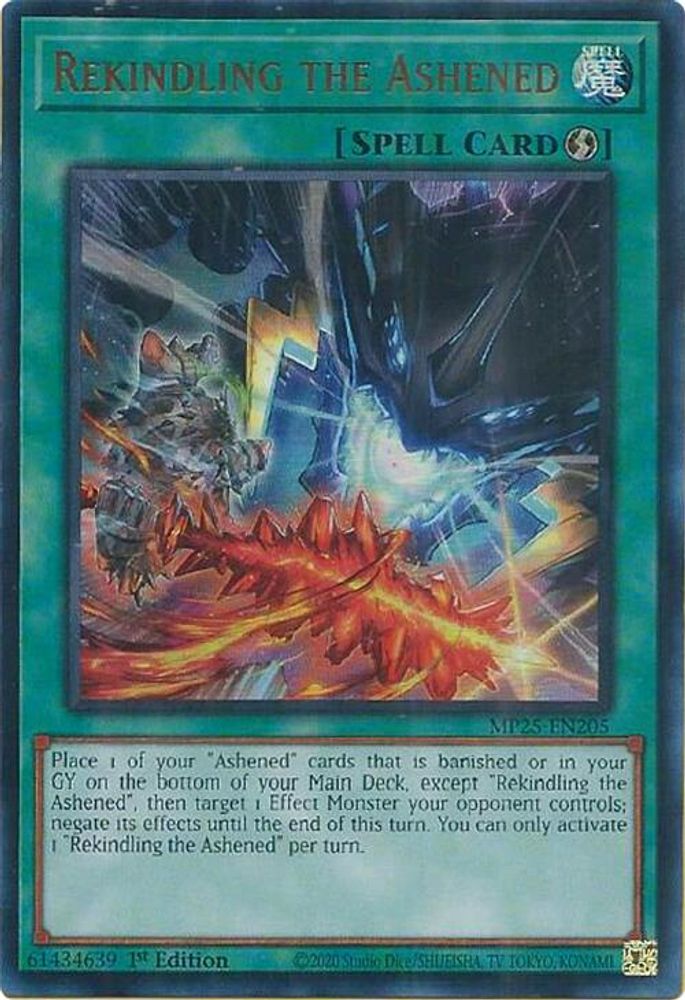 Rekindling the Ashened (MP25-EN205) - Ultra Rare