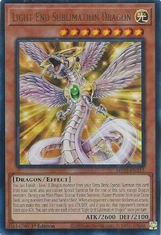 Light End Sublimation Dragon (MP25-EN211) - Ultra Rare