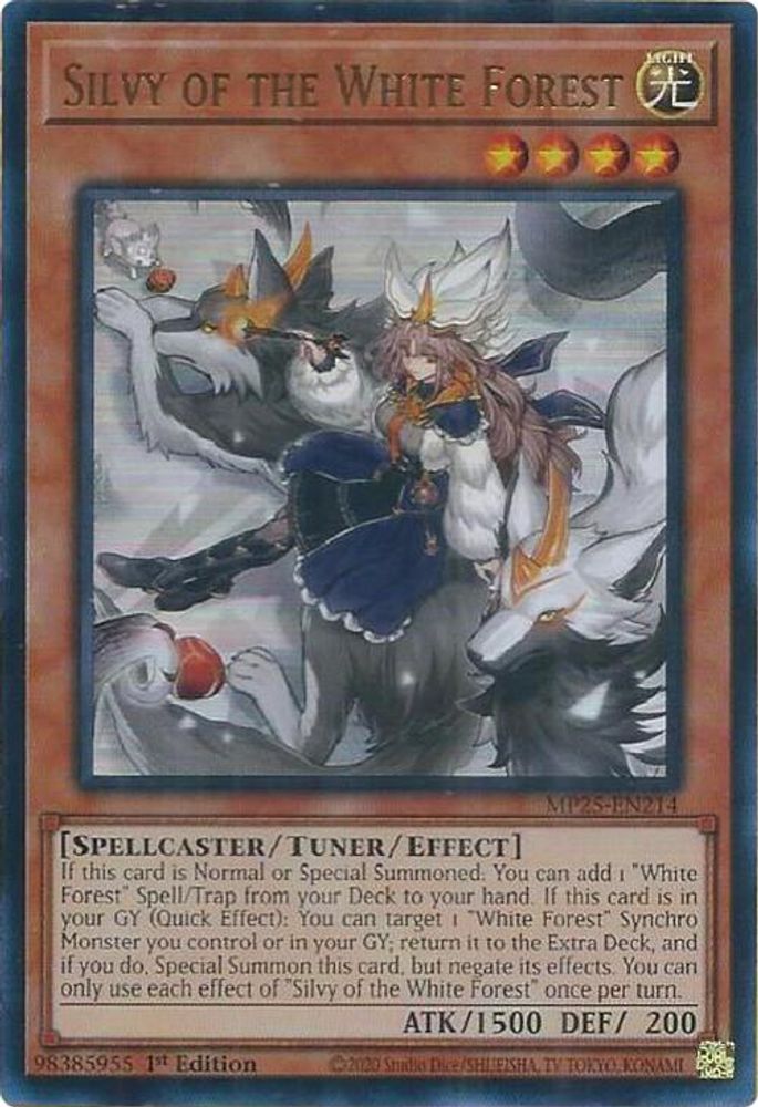 Silvy of the White Forest (MP25-EN214) - Ultra Rare