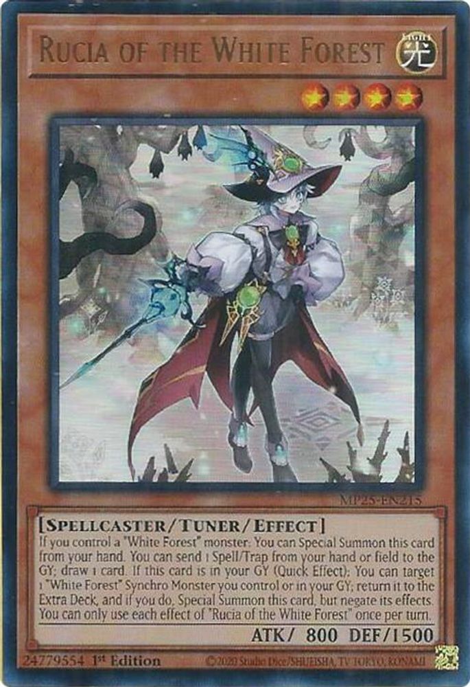 Rucia of the White Forest (MP25-EN215) - Ultra Rare
