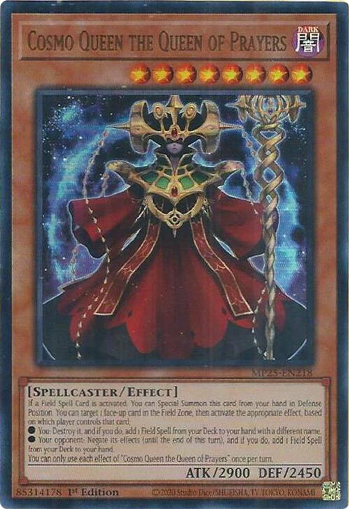 Cosmo Queen the Queen of Prayers (MP25-EN218) - Ultra Rare