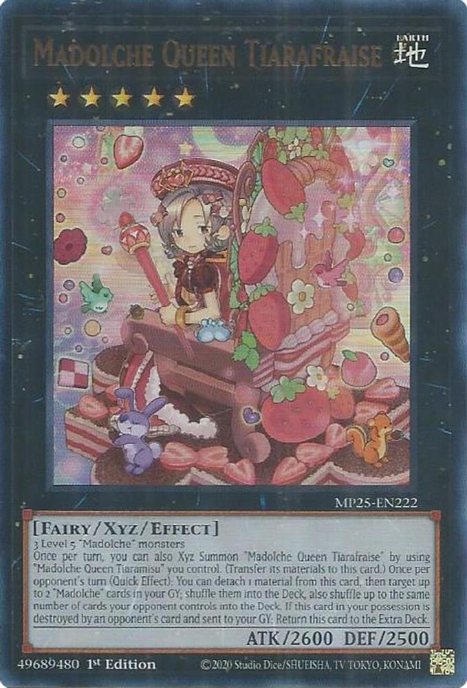 Madolche Queen Tiarafraise (MP25-EN222) - Ultra Rare