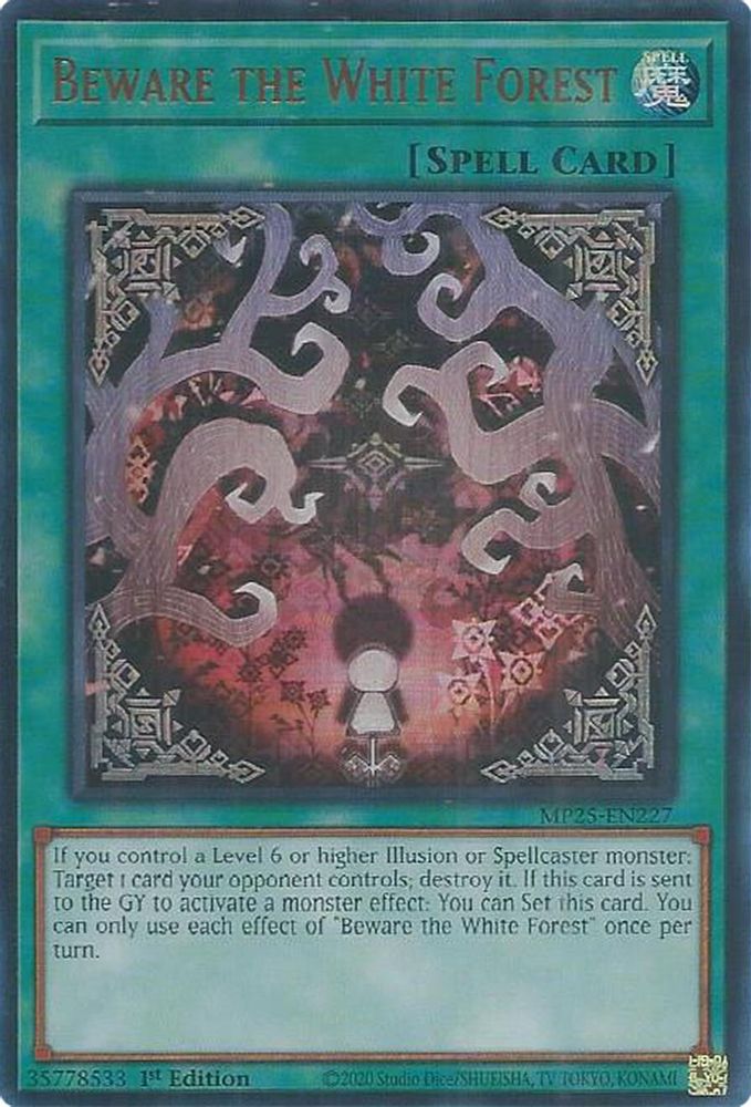 Beware the White Forest (MP25-EN227) - Ultra Rare