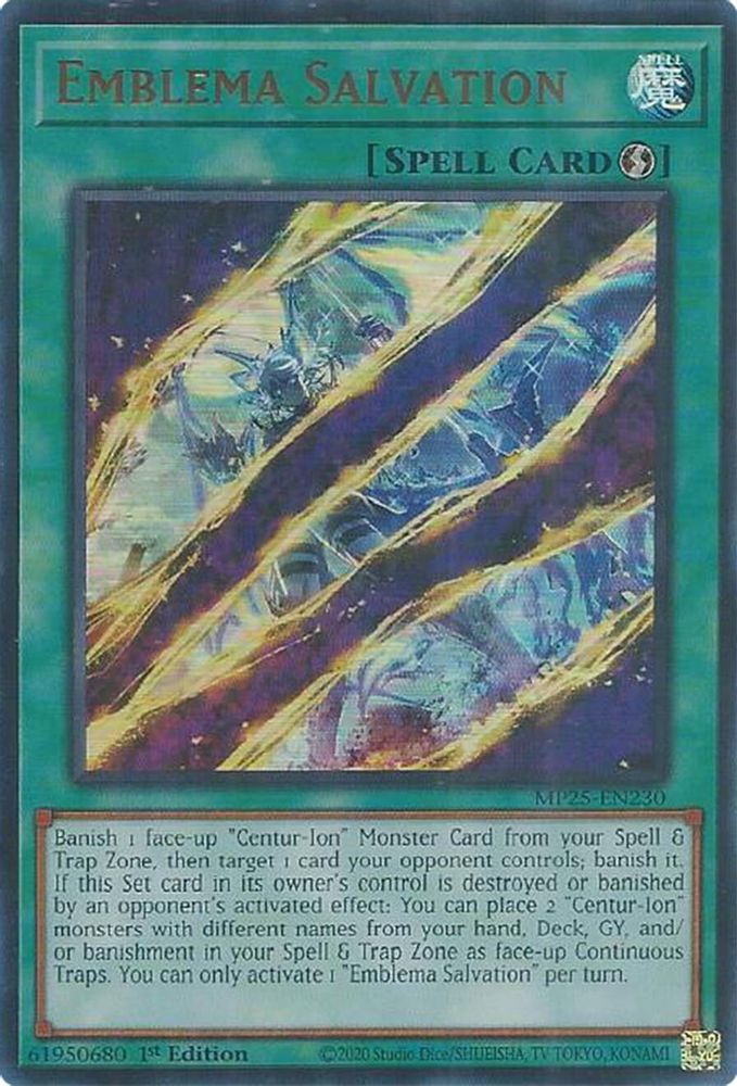 Emblema Salvation (MP25-EN230) - Ultra Rare