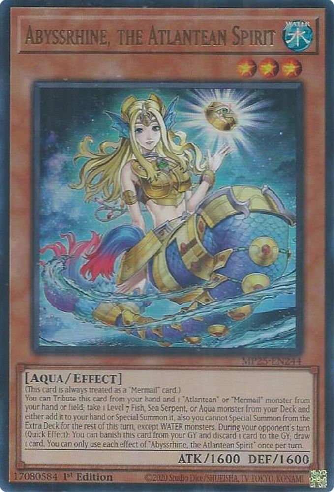 Abyssrhine, the Atlantean Spirit (MP25-EN244) - Ultra Rare