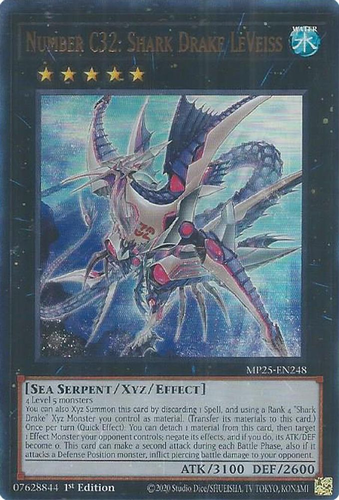 Number C32: Shark Drake LeVeiss (MP25-EN248) - Ultra Rare