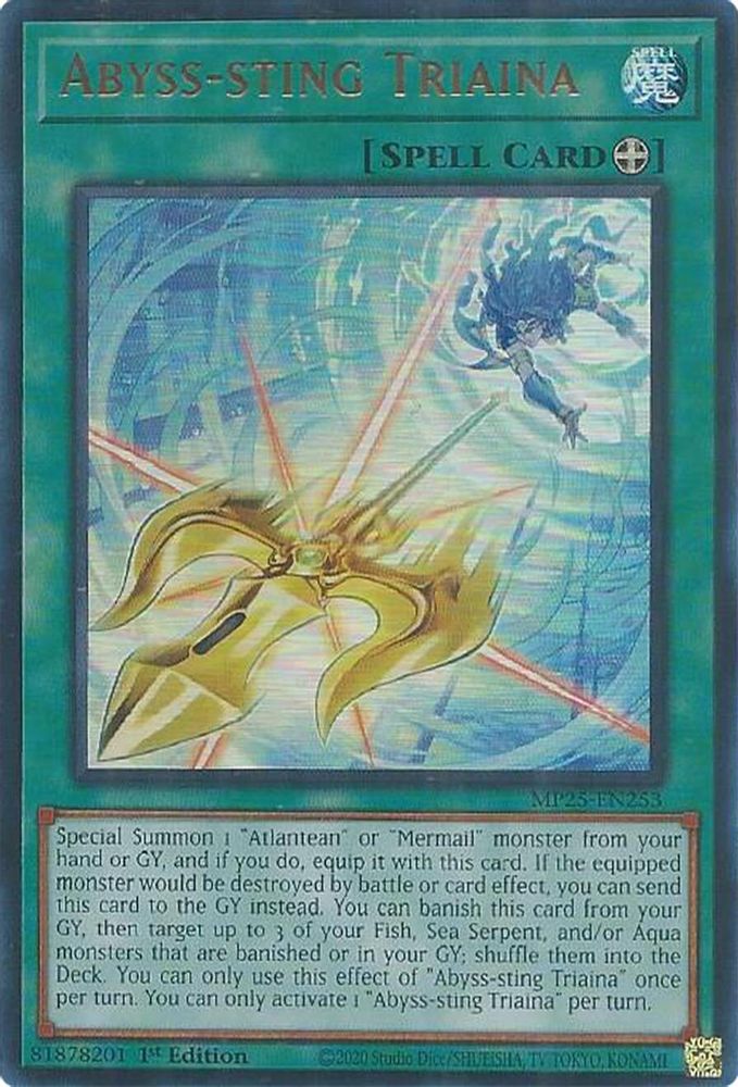 Abyss-sting Triaina (MP25-EN253) - Ultra Rare