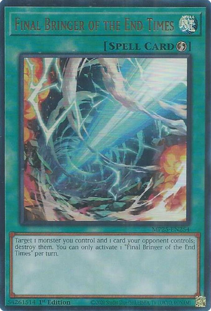 Final Bringer of the End Times (MP25-EN254) - Ultra Rare