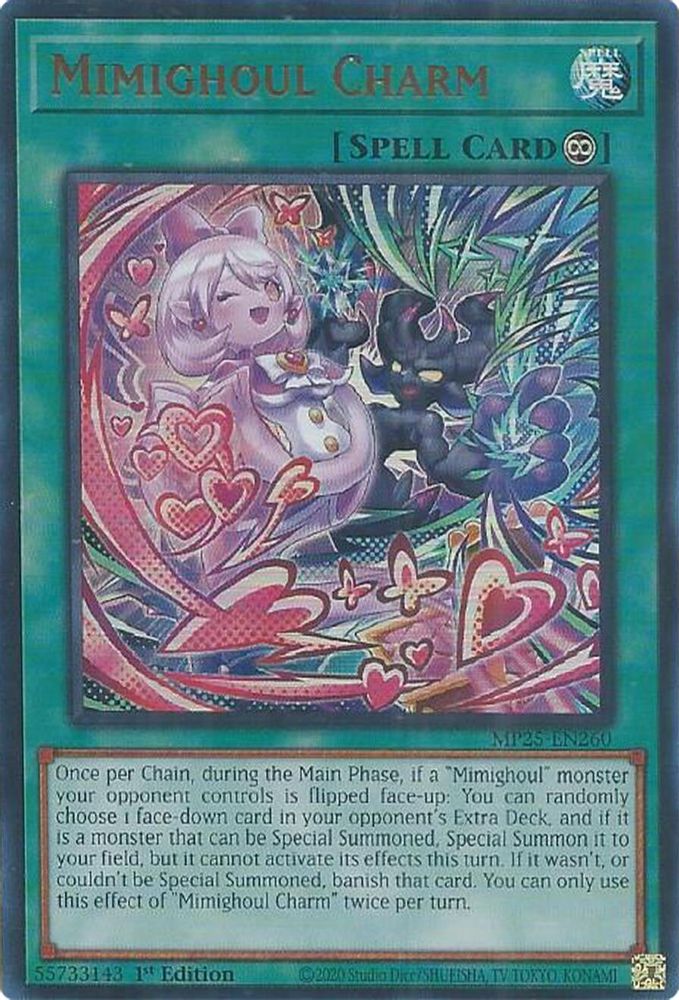 Mimighoul Charm (MP25-EN260) - Ultra Rare