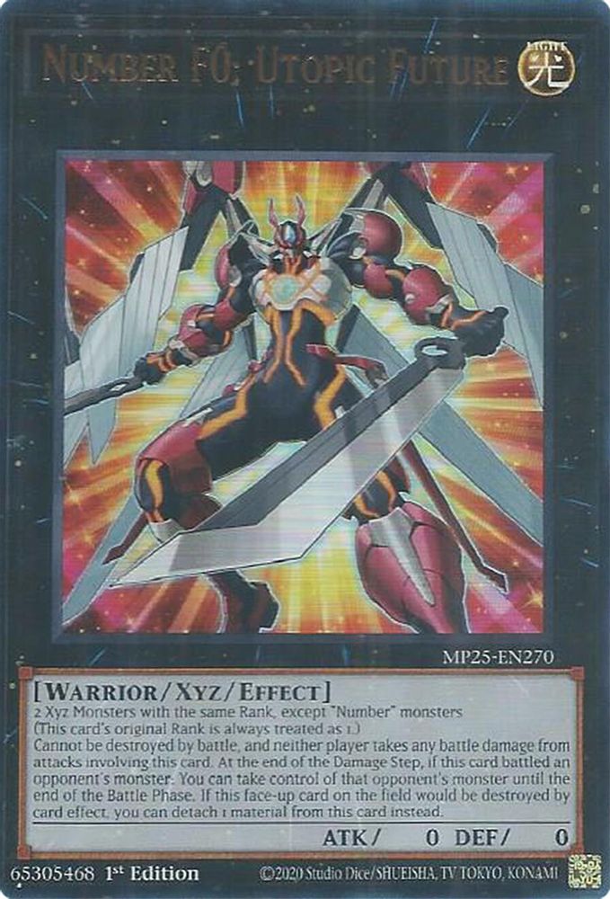 Number F0: Utopic Future (MP25-EN270) - Ultra Rare