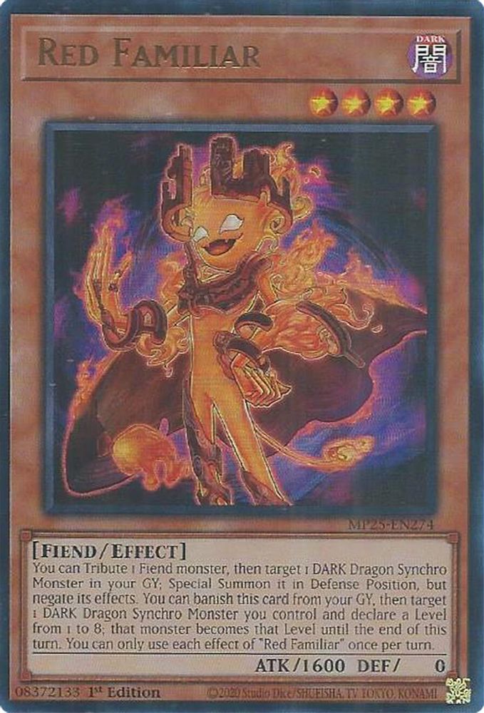Red Familiar (MP25-EN274) - Ultra Rare