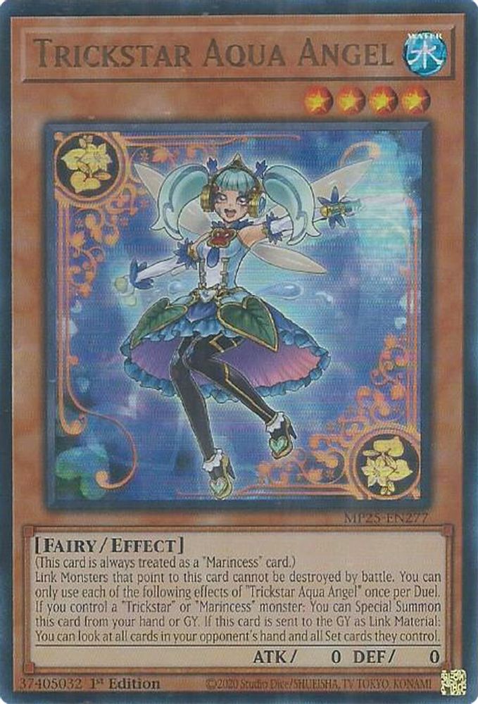 Trickstar Aqua Angel (MP25-EN277) - Ultra Rare
