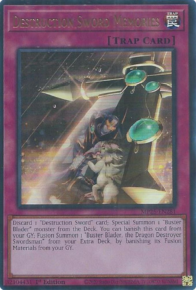 Destruction Sword Memories (MP25-EN281) - Ultra Rare