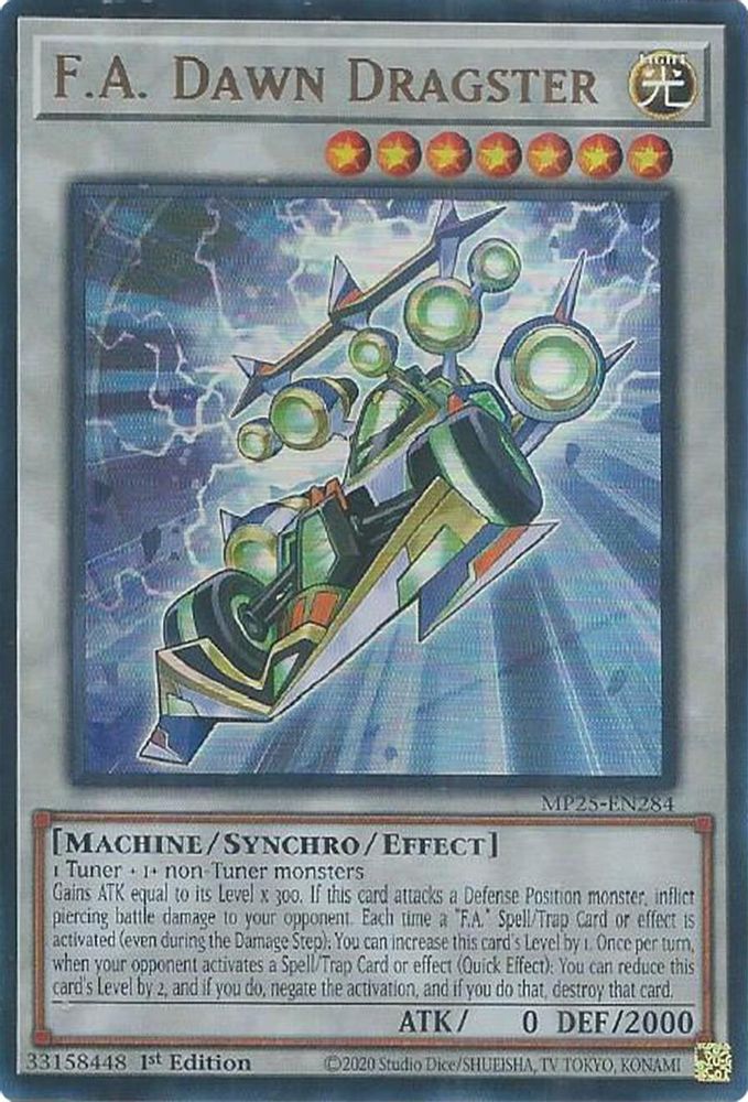 F.A. Dawn Dragster (MP25-EN284) - Ultra Rare