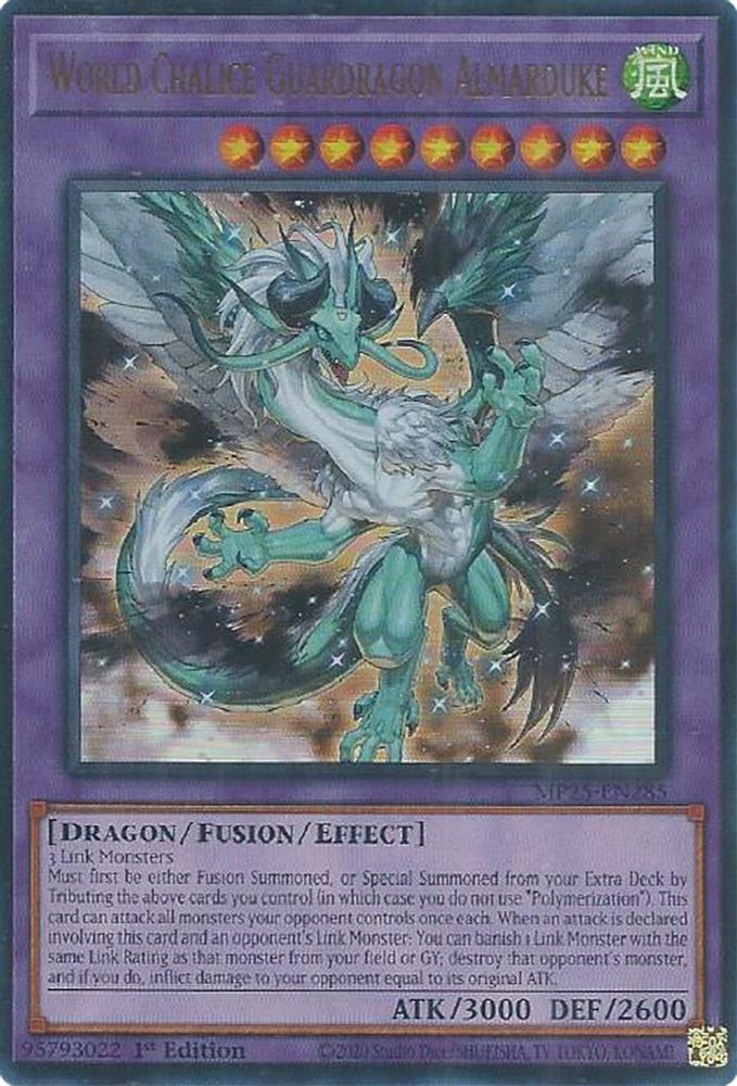 World Chalice Guardragon Almarduke (MP25-EN285) - Ultra Rare