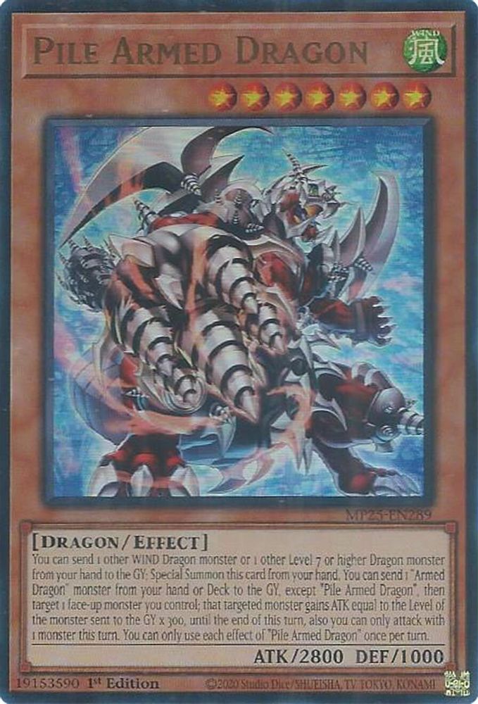 Pile Armed Dragon (MP25-EN289) - Ultra Rare
