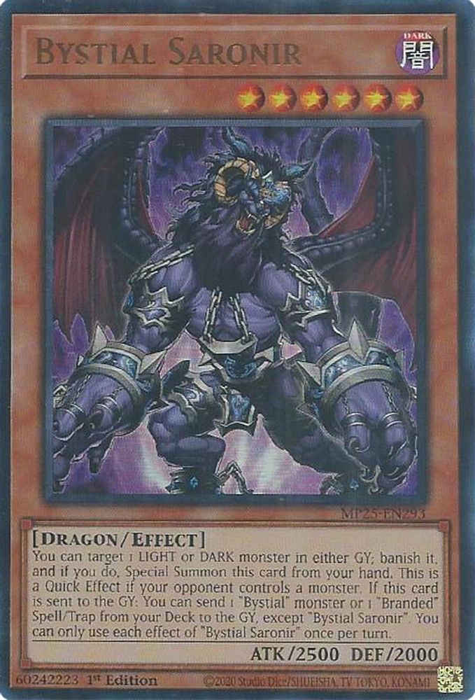 Bystial Saronir (MP25-EN293) - Ultra Rare