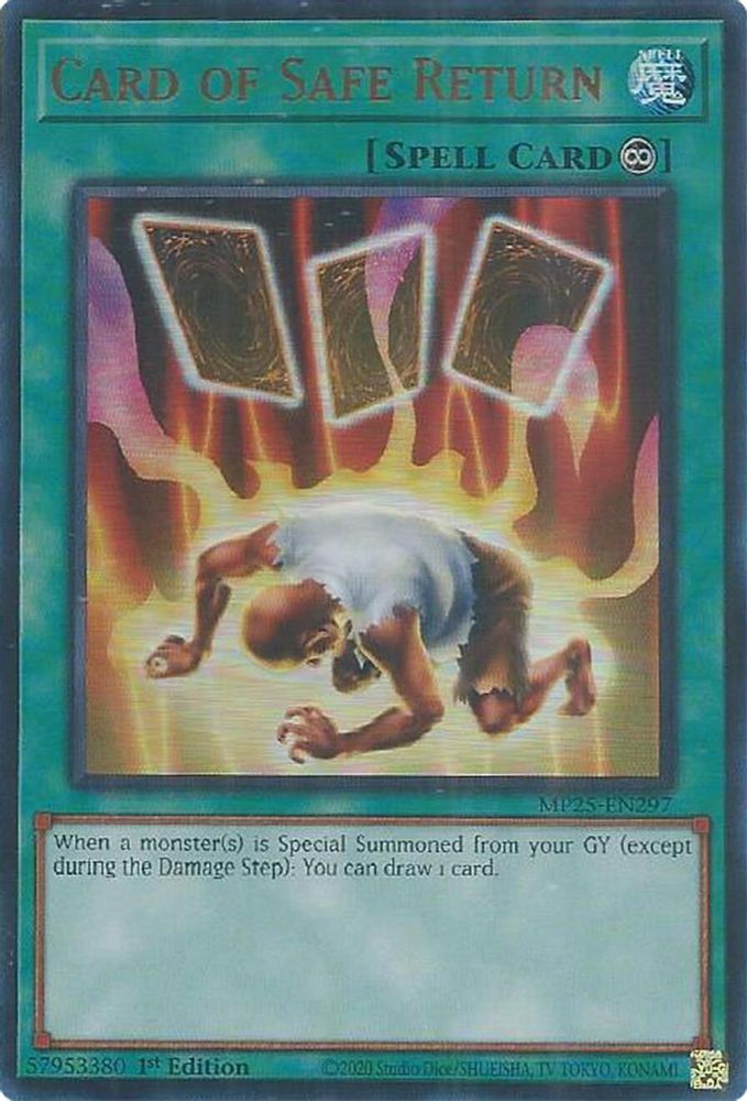 Card of Safe Return (MP25-EN297) - Ultra Rare