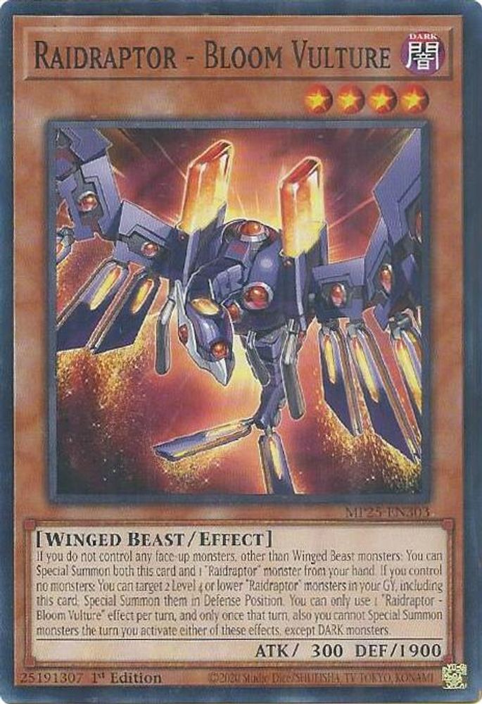 Raidraptor - Bloom Vulture (MP25-EN303) - Common