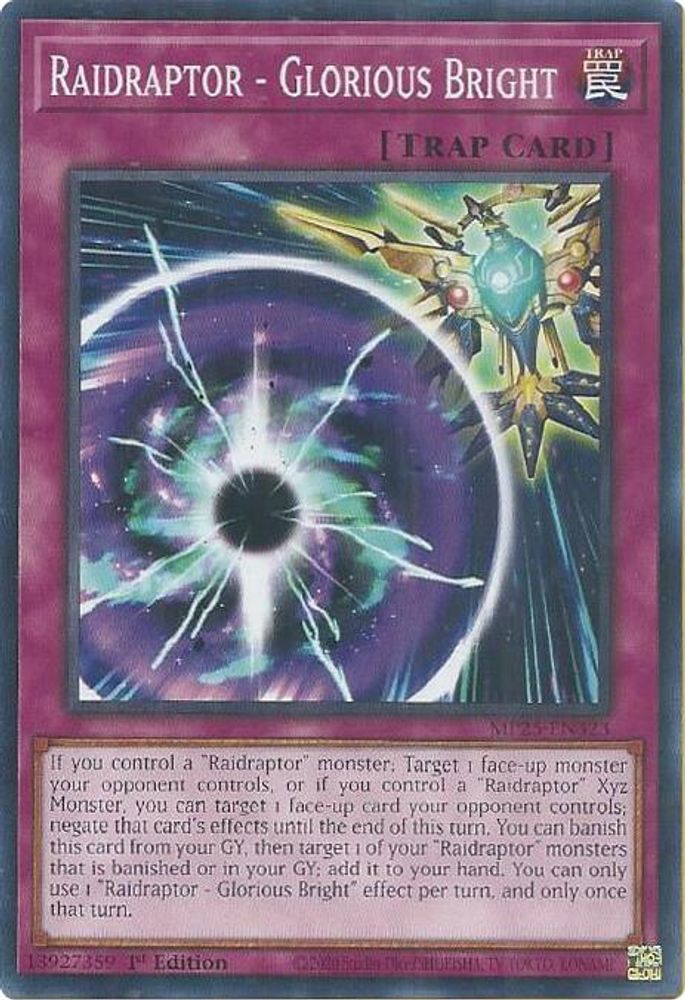 Raidraptor - Glorious Bright (MP25-EN323) - Common