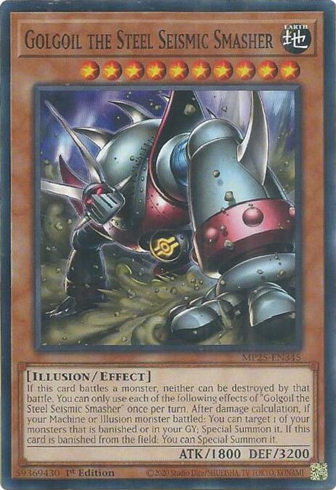 Golgoil the Steel Seismic Smasher (MP25-EN345) - Common