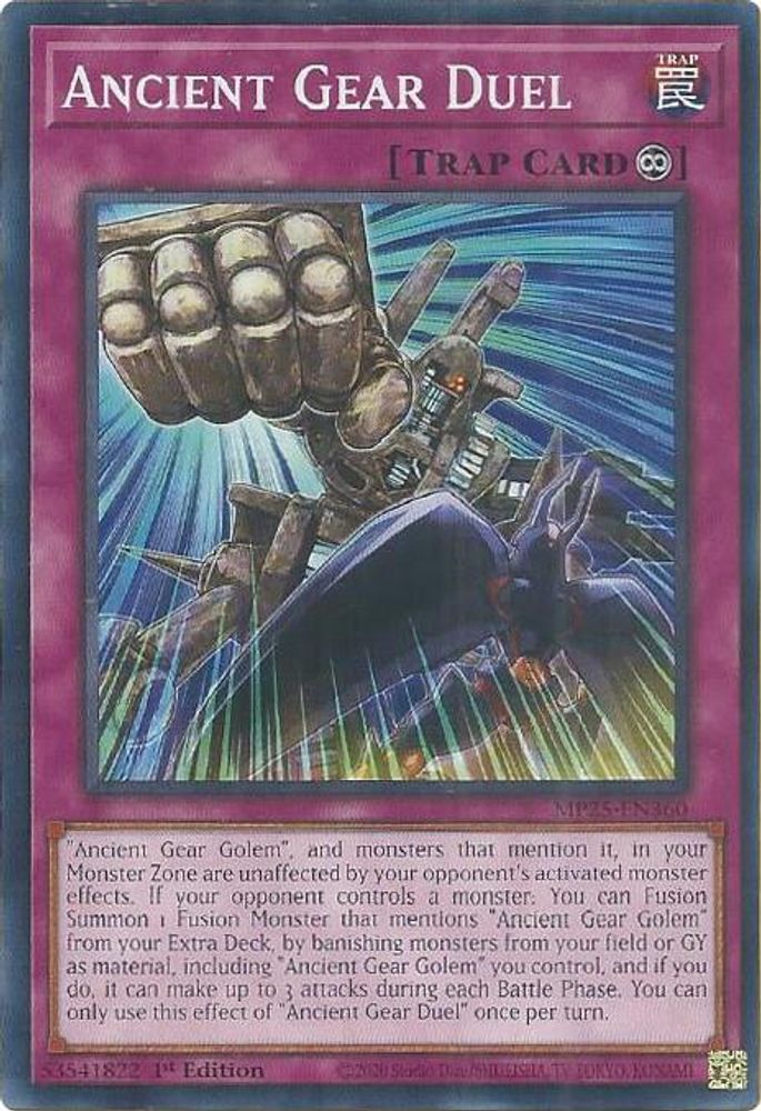 Ancient Gear Duel (MP25-EN360) - Common