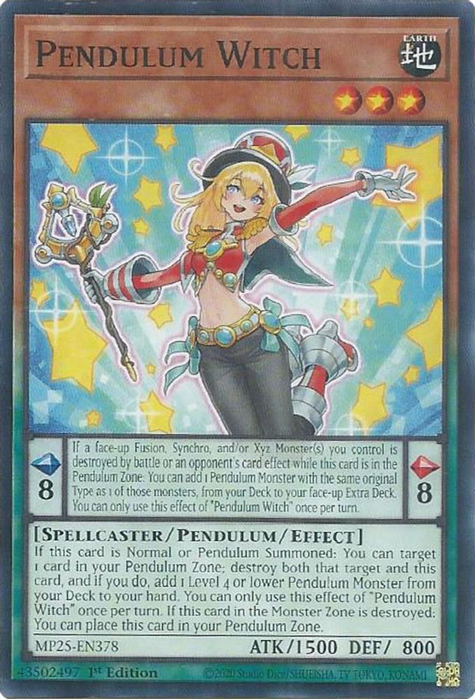 Pendulum Witch (MP25-EN378) - Common