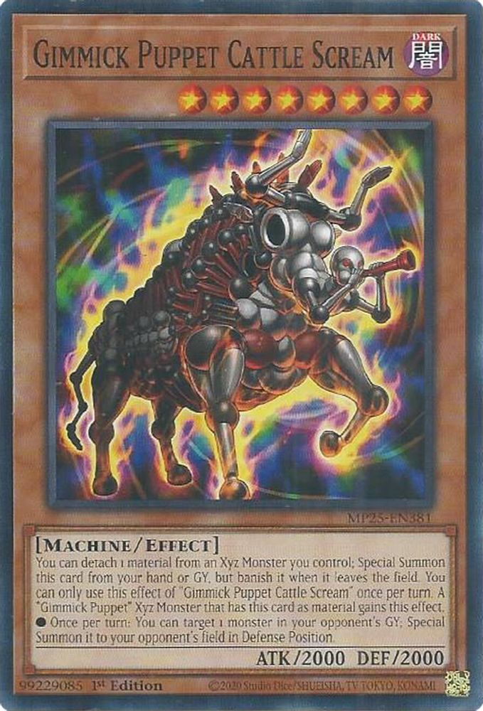 Gimmick Puppet Cattle Scream (MP25-EN381) - Common