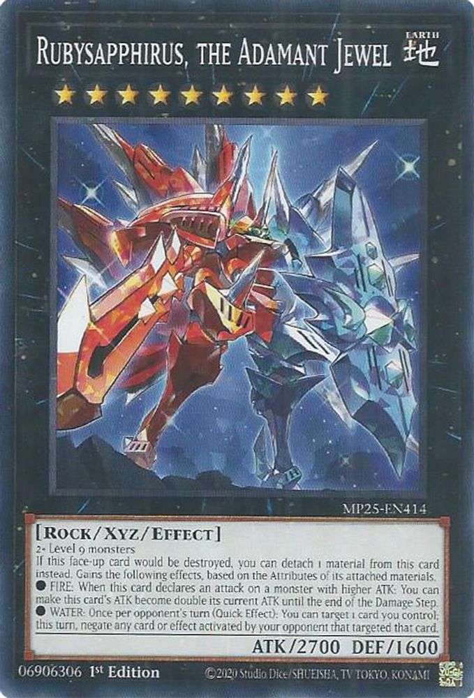 Rubysapphirus, the Adamant Jewel (MP25-EN414) - Common