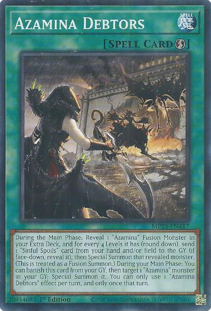 Azamina Debtors (MP25-EN417) - Common