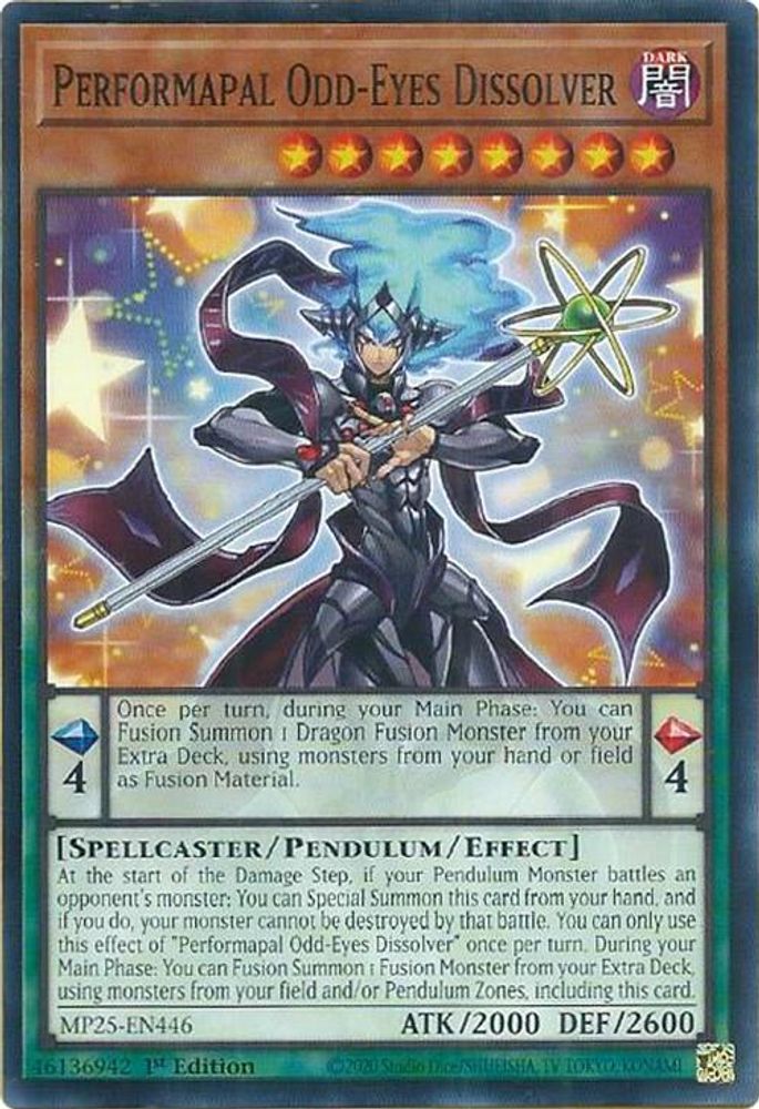 Performapal Odd-Eyes Dissolver (MP25-EN446) - Common