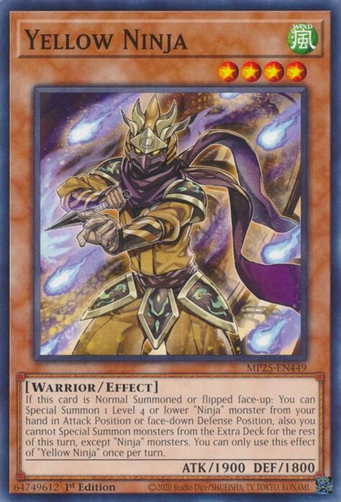 Yellow Ninja (MP25-EN449) - Common