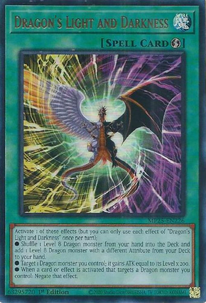 Dragon's Light and Darkness (MP25-EN226) - Ultra Rare