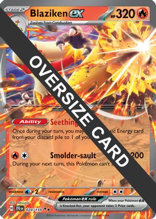 Blaziken ex 024/159  - Holofoil - Double Rare