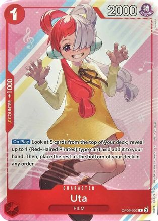 Uta (Welcome Pack Vol. 2) (OP09-002) - Rare