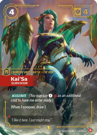 Kai'Sa - Survivor (Alternate Art) (039a/298) - Origins Foil