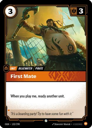 First Mate (132/298) - Origins