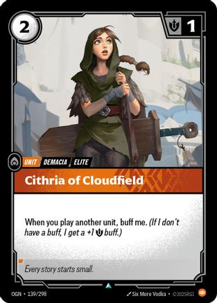 Cithria of Cloudfield (139/298) - Origins Foil