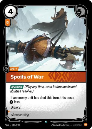 Spoils of War (144/298) - Origins