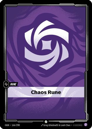 Chaos Rune (166/298) - Origins Foil